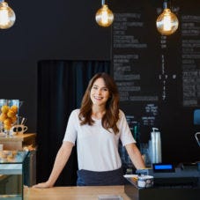 Young female barista
