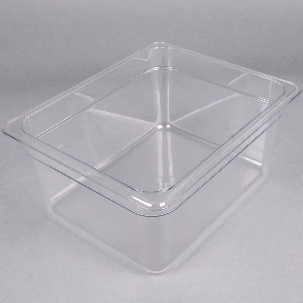 Clear Plastic Food Pan