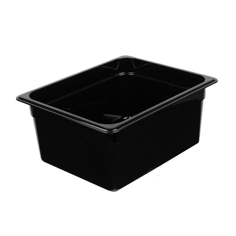 Black Plastic Food Pans