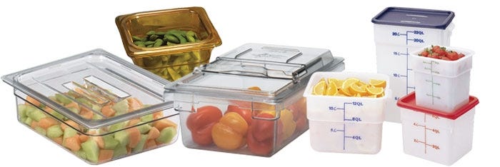 Food Storage Containers, Lids & Ingredient Bins
