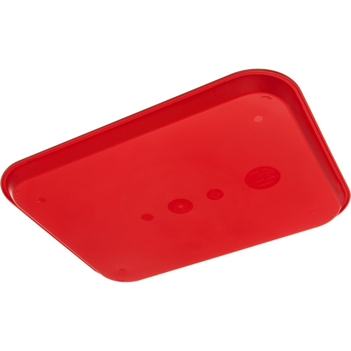 BEIGE 12 1/2" x 10 1/2" HARD PLASTIC HOTEL FOOD/ICE BUCKET TRAY ONE TRAY 