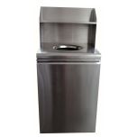 TRASH-RECEPTACLE-ALL-S/S Waste Receptacle Stainless Steel TRASH-RECEPTACLE-ALL-S/S