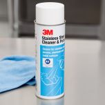 3m 14002 Stainless Steel Cleaner And Polish, 21 Oz 3M-14002