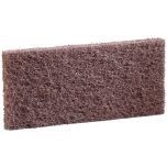 3M 8541 Brown Cleaning Pad, 10/Box 3M-8541-10