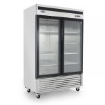 Atosa Freezer, 2-Glass Door, 54.4"W, 47.1 Cuft, 115V ATOSA-MCF8703GR