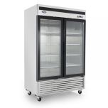 Atosa Freezer, 2-Glass Door, 54.4"W, 47.1 Cuft, 115V ATOSA-MCF8703ES