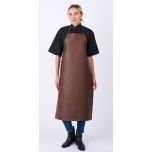 Extra Long Dish Washing Vinyl Apron 26" x 42", Heavy Duty, Brown BEST-604VBA37BR