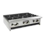 Gsw AEHP36 Hot Plate, 6-Burner, 36" W ACE-AEHP-36