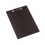 American Metalcraft CB12 Menu Holder, 9" W x 12-1/2" H, Clipboard, Wood, Espresso AMEM-CB12