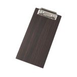 American Metalcraft Inc. CB8 Menu Holder, Espresso Wood 8"l X 4"W AMEM-CB8
