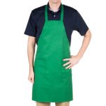 Update International BAP-GR Apron Full Bib Kelly Green APRON-BIB-KG