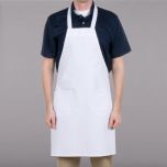 Winco Apron Full Bib White APRON-BIB-WH