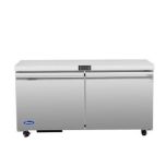Atosa Undercounter Ref, 2-Dr 60.25"W, 15 Cu ft, 115V ATOSA-AUR60SD