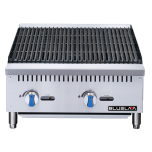 Blue Air BLCB24 Countertop Radiant Broiler 24", Natural Gas BLUA-BLCB24