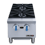 Blue Air BLHP12 Hot Plate, 2-Burner, 12" W, Natural Gas BLUA-BLHP12