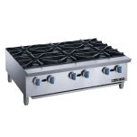 Blue Air BLHP36 Hot Plate, 6-Burner, 36" W, Natural Gas BLUA-BLHP36