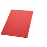 Winco CBRD-1218 Cutting Board 12" X 18" X 1/2" Red BOARD-RD-121805