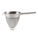 Winco CCB-8R Bouillon Strainer 8`` Extra Fine Reinforced BOUILLON-STR08R