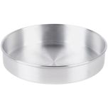 Winco ACP-103 Cake Pan, 10" Dia. X 3" Deep, Round, Aluminum CAKEPAN-10X3