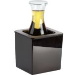 Cal Mil Plastics 475-6-13 Beverage Ice Display Black 6" W X 7" D X 7" H Ice Pan Housing CALI-475-6-13