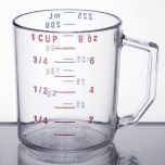 Cambro 25MCCW135 Measuring Cup 1 Cup (Clear) 3512 CAMB-25MCCW