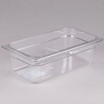 Cambro 34CW135 Pan 1/3 4" Food Pan(Clear) 2hs014 4110 CAMB-34CW