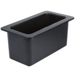 Cambro 36CF110 Coldfest 1/3 X 6" Black CAMB-36CF