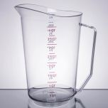 Cambro 400MCCW135 Measuring Cup 4qt (Clear) 2pu323. On0066 CAMB-400MCCW