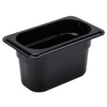 Cambro 94CW110 Black Food Pan 1/9 X 4 CAMB-94CW110