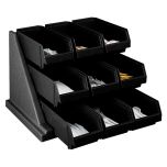 Cambro 9RS9110 Organizer 9-Bin (Black) on 0004 CAMB-9RS9