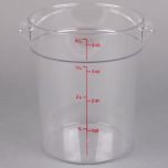 Cambro RFSCW4135 Container 4 Qt Round (Clear) 4050 CAMB-RFSCW4
