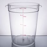 Cambro RFSCW8135 Container 8 Qt Round (Clear) CAMB-RFSCW8