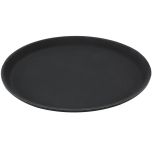 Carlisle 1100GR2004 Tray Griptite 11" Round (Black) CARL-1100GR