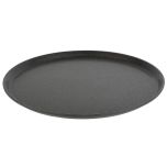 Carlisle 1600GR2004 Tray Griptite 16" Round Black CARL-1600GR