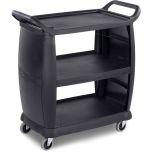 Carlisle CC2036P03 Cart Bussing Cart-Black (Kd) (U) CARL-CC2036