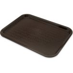 Carlisle CT121669 Tray Fast Food 12" X 16" (Brown) CARL-CT1216BR