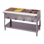 Duke Manufacturing 304 Steamtable 4-Pan Dry Gas Natural Gas DUKE-304