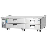 Everest ECB82D4 Chef Base, 82", 4-Drawer, 10-Pan EVER-ECB82D4