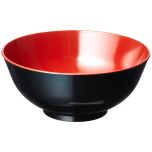 Fuji 6028/BR Noodle Bowl 7.75" D. Red/Black FUJM-6028/BR