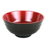 Fuji 607A/BR Soup Bowl 6.25" D Red/Black FUJM-607A/BR