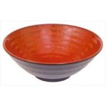 Fuji 610M/BR Ramen Bowl Red/Black 9.5" FUJM-610M/BR