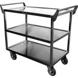 Gsw C-2333 Bus Cart S/S H.d. 20" X 33.5" 3-Tier (U) GSW-C-UL2333