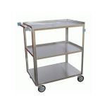 Gsw C-3111 Bus Cart S/S, 15-1/2" X 24" (3-Tier) GSW-C-US3111