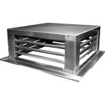 Gsw DF-22S Diffuser S/S, 22" X 22" GSW-D-22-S