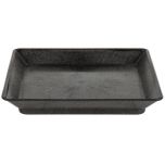 Hs Inc. HS1063-CH Square Platter 10" (Charcoal) HS-HS1063