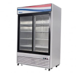 Atosa Refrigerator, 2-Sliding-Glass Door 54.4" W, 45 Cu ft, 115V ATOSA-MCF8709GR