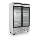 Atosa Refrigerators, 2-Hinged-Glass Door 54.4" W, 47.1 Cuft, 115V ATOSA-MCF8707GR