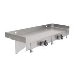 JOHN boos Utility Shelf, Wall Moun 24"W X 8"D JOHB-PB-MSS824-X