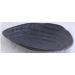 Kitchen Melamine Inc. 2965 Plate 6.5``x5-1/8`` Black 15/120 KMI-2965