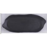 Kitchen Melamine Inc. 3135 Plate 13.5``x5.5`` Black 12/72 KMI-3135